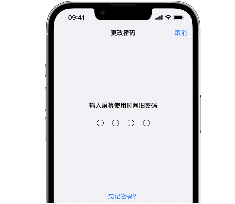 丹东iPhone屏幕维修分享iPhone屏幕使用时间密码忘记了怎么办 