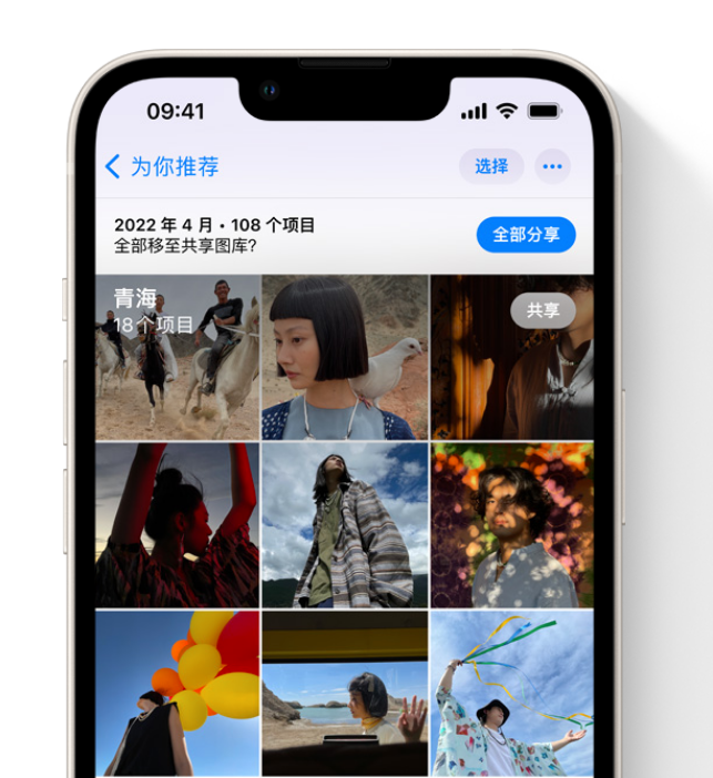 丹东苹果维修网点分享在 iPhone 上使用共享图库 